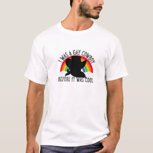 LGBT I Was A Gay Cowboy Before It Was Cool LGBTQ G T-Shirt