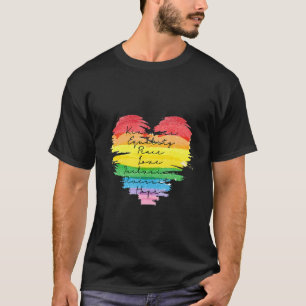 LGBT+ Kindness Peace Equality Love Inclusion Diver T-Shirt