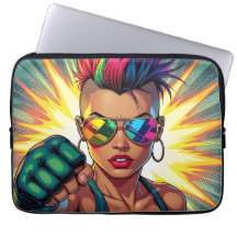 LGBT Lesbian Mohawk Uppercut Pop Art