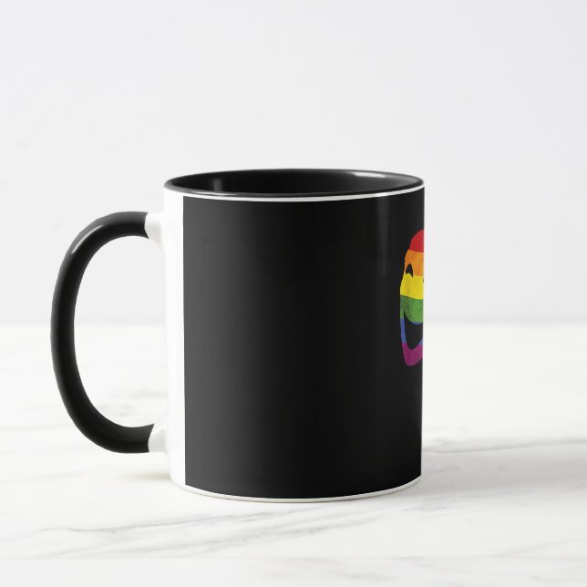 LGBT LGBTQ Queer Actor Actress Rainbow Theatrical Mug (Left)