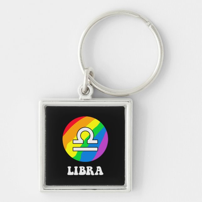 Lgbt Libra Keychain (Front)