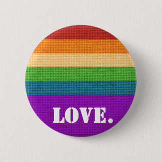 LGBT Love 2 Inch Round Button