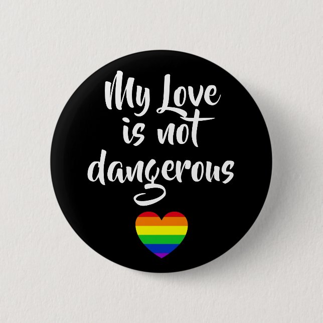 #LGBT #love #pride #gay #lesbian #freedom #parade  2 Inch Round Button (Front)