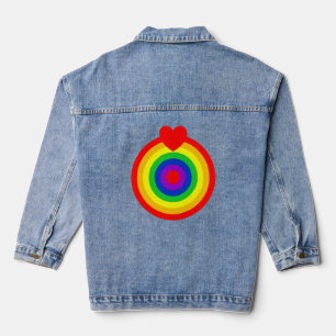 #LGBT #love #pride #gay #lesbian #freedom #parade  Denim Jacket