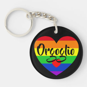 #LGBT #love #pride #gay #lesbian #freedom #parade Keychain