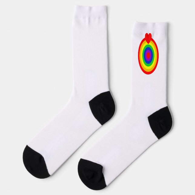 #LGBT #love #pride #gay #lesbian #freedom #parade  Socks (Left)
