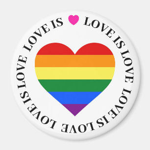 LGBT Magnets - Love is Love