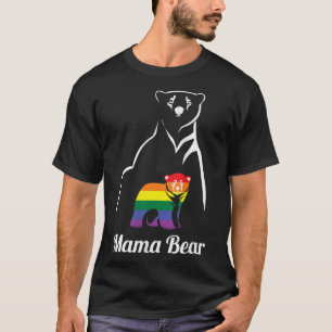 LGBT Mama Bear - Gay Pride Equal Rights Rainbow T-Shirt