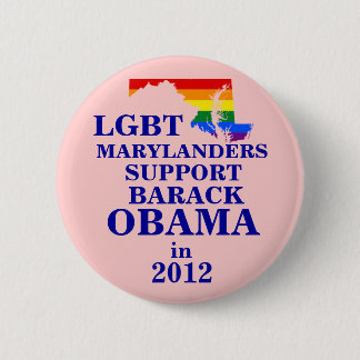 LGBT Marylander for Obama 2012 2 Inch Round Button