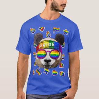 LGBT Panda Gay Pride Month Animal Rainbow Lesbian  T-Shirt