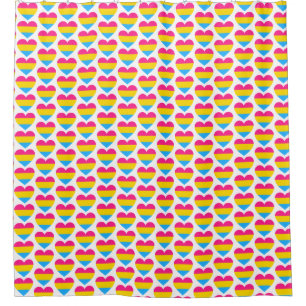 LGBT Pansexual Pride Heart Pattern