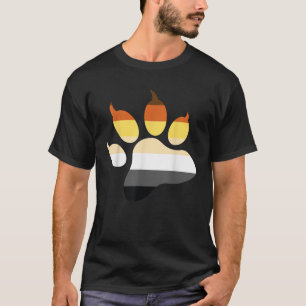 LGBT Papa Mens Gay Pride Month Paw Gay Bear T Shir T-Shirt