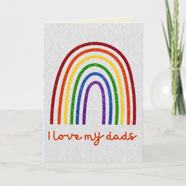 LGBT Parties scintillant Fierté Aimer Ma carte de  (Devant)