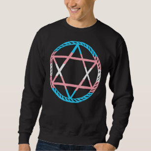 Lgbt Pentagram Goat Goth Transgender Sweatshirt