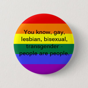 LGBT People 2 Inch Round Button