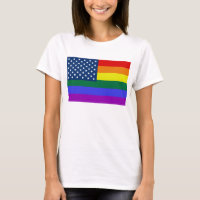 LGBT Pride American Flag with Stars