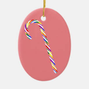 LGBT+ Pride Candy Cane Ornament