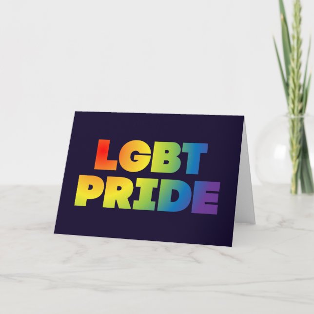 LGBT PRIDE CARD (Front)