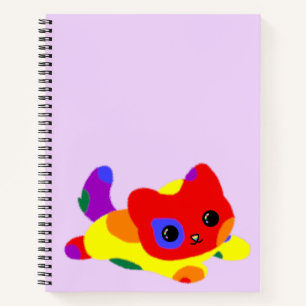 LGBT+ Pride Cat Notebook