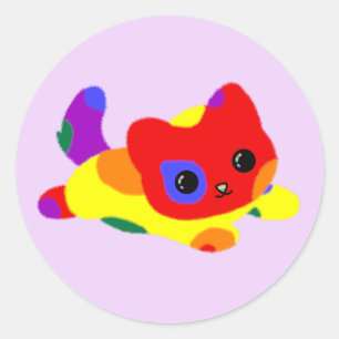 LGBT+ Pride Cat Stickers