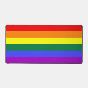 LGBT Pride Colours Desk Mat