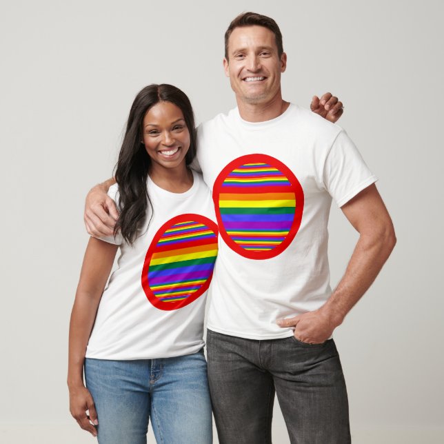 LGBT Pride Colours Men's T-Shirt (Unisex)