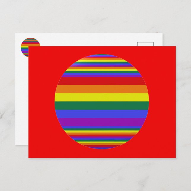 LGBT Pride Colours  Postcard (Front/Back)