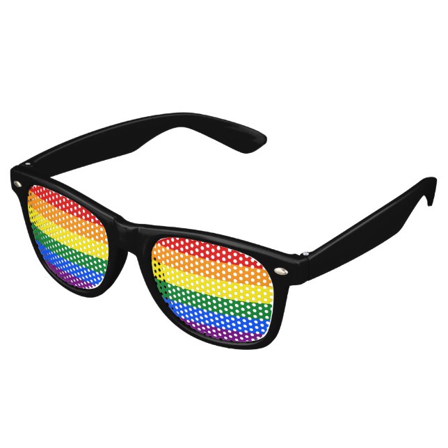 LGBT pride flag Party Shades (Angled)