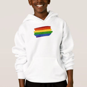 LGBT Pride Flag Rainbow Glitter Scribble