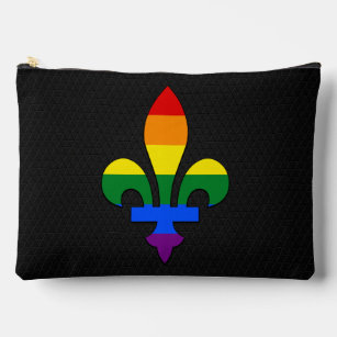 LGBT pride fleur-de-lis  Accessory Pouch