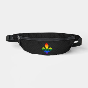 LGBT pride fleur-de-lis Fanny Pack