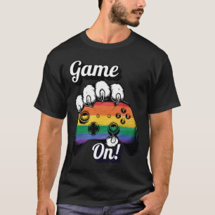 LGBT Pride Game On Tiger Paw Controller Shirt 2026