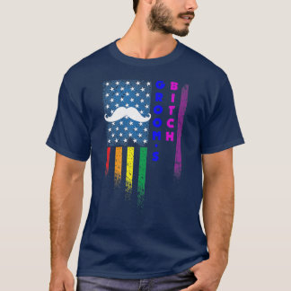 Lgbt Pride Gay Bachelor Party Engagement1347 T-Shirt
