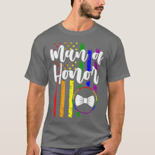 Lgbt Pride Gay Bachelor Party Engagement 1326  T-Shirt
