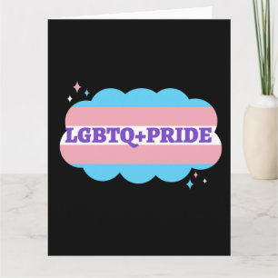 LGBT+Pride. Gay- rainbow love. Card