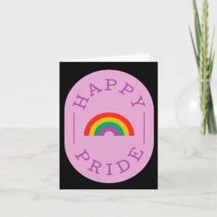 LGBT-Pride. Happy pride. Gay love.      Note Card