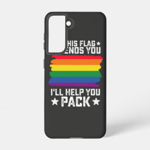 LGBT Pride If This Flag Offends You I'll Help You Samsung Galaxy Case