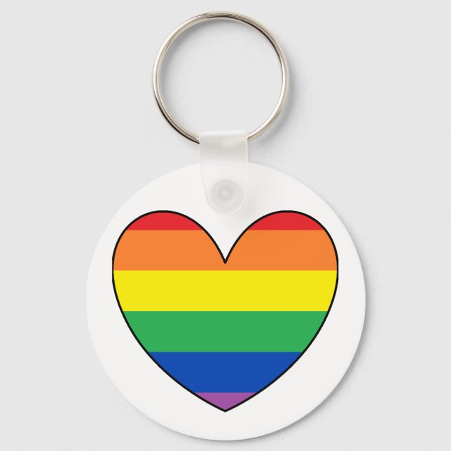 LGBT Pride Keychain (Front)
