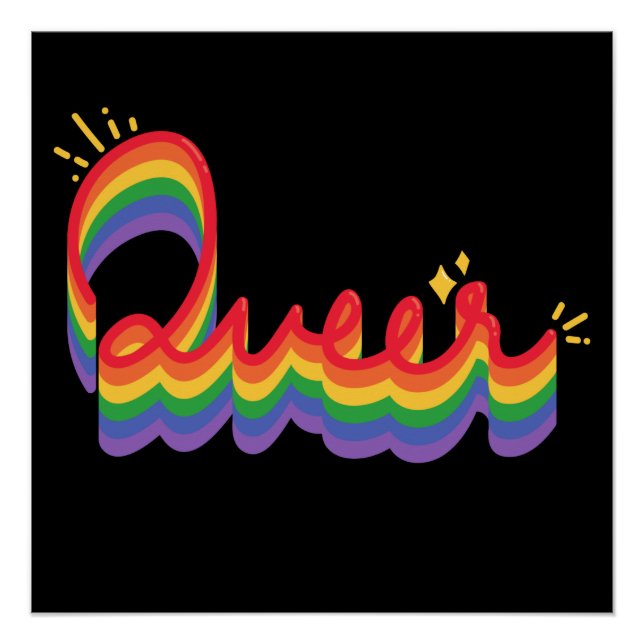 LGBT+ Pride. L'amour gay. Affiche (Devant)