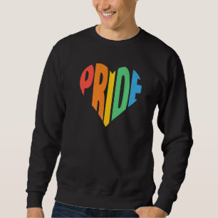Lgbt Pride Love Heart Lgbt Ally Gay Transgender Hu Sweatshirt