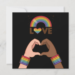 LGBT+Pride. Love rainbow. Heart.