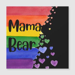 LGBT+pride. Mama bear. Rainbow love.