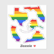 LGBT Pride Maps of states