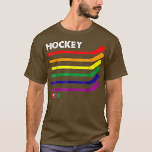 LGBT Pride Month Gay Transgender Fun Ice Hockey St T-Shirt