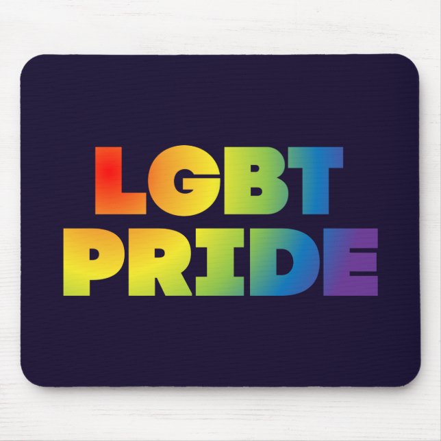 LGBT PRIDE MOUSE PAD (Front)