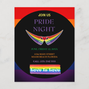 LGBT Pride Night Flyer 