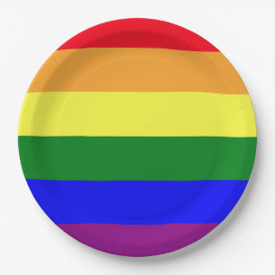 LGBT pride Paper Plate