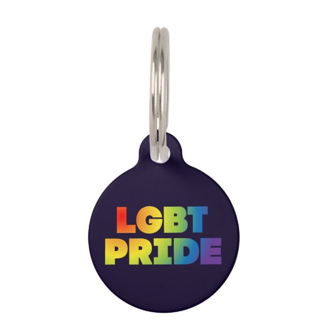 LGBT PRIDE PET TAG (Front)