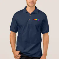 Lgbt on sale polo shirt