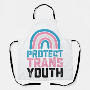 LGBT Pride Protect Trans Transgender Youth Kids Apron
